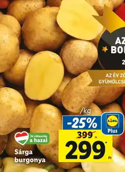 Lidl Sárga burgonya 1kg ajánlat