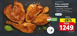 Lidl GRILLMEISTER Friss, szeletelt csirkemellfilé 500g ajánlat