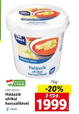 Lidl CHEF SELECT Halászlé afrikai harcsafilével 1kg ajánlat