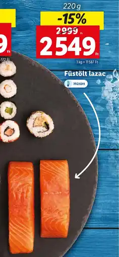 Lidl Füstölt lazac 220g ajánlat