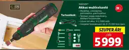 Lidl PARKSIDE® Akkus multicsiszoló /db ajánlat