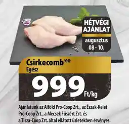 Coop Csirkecomb 1kg ajánlat