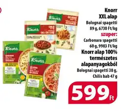 Knorr XXL alap Bolognai spagetti 89g