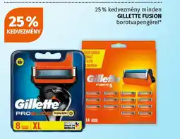 Müller GILLETTE FUSION borotvapengére ajánlat