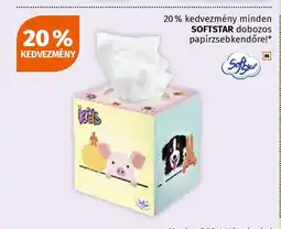 Müller SOFTSTAR dobozos papírzsebkendőre! ajánlat