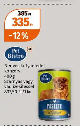 Nedves kutyaeledel konzerv 400g
