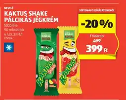 NESTLÉ KAKTUS SHAKE PÁLCIKÁS JÉGKRÉM 90 ml/darab