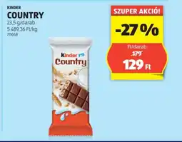 KINDER COUNTRY 23,5 g/darab