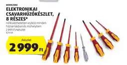 ALDI WORKZONE ELEKTRONIKAI CSAVARHÚZÓKÉSZLET, 8 RÉSZES /készlet ajánlat