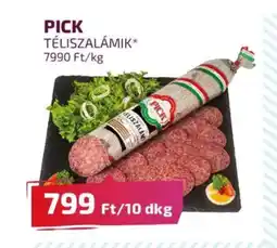 CBA PICK TÉLISZALÁMIK 10dkg ajánlat