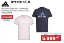 Hervis Adidas GYEREK PÓLÓ ajánlat