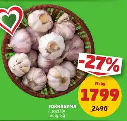 PENNY FOKHAGYMA 1kg ajánlat