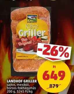 PENNY LANDHOF GRILLER 200g ajánlat