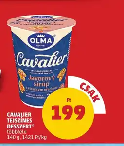 PENNY CAVALIER TEJSZÍNES DESSZERT 140g ajánlat