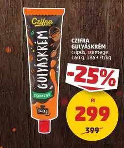 PENNY CZIFRA GULYÁSKRÉM 160g ajánlat
