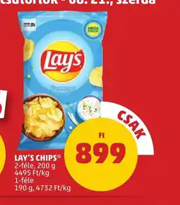 PENNY LAY'S CHIPS 200g ajánlat