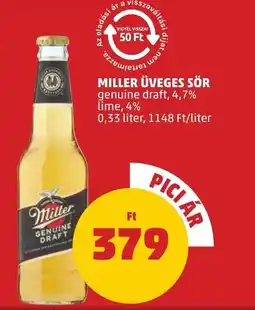 PENNY MILLER ÜVEGES SÖR 0,33l ajánlat