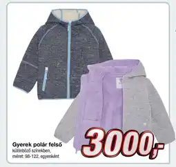 Kik Gyerek polár felső ajánlat