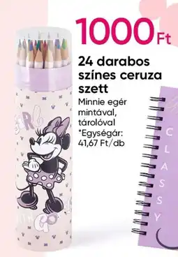 Pepco 24 darabos színes ceruza szett ajánlat
