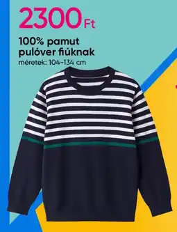 Pepco 100% pamut pulóver fiúknak ajánlat