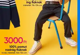 Pepco 100% pamut nadrág fiúknak ajánlat