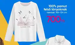 Pepco 100% pamut felső lányoknak ajánlat