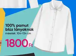 Pepco 100% pamut blúz lányoknak ajánlat