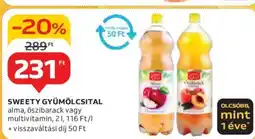 Auchan SWEETY GYÜMÖLCSITAL 2l ajánlat