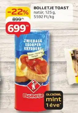 BOLLETJE TOAST 125g