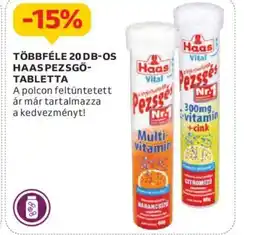 Auchan TÖBBFÉLE 20 DB-OS HAAS PEZSGŐ- TABLETTA ajánlat