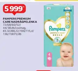 Auchan PAMPERS PREMIUM CARE NADRÁGPELENKA ajánlat