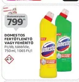 Auchan DOMESTOS FERTŐTLENÍTŐ VAGY FEHÉRÍTŐ 750ml ajánlat
