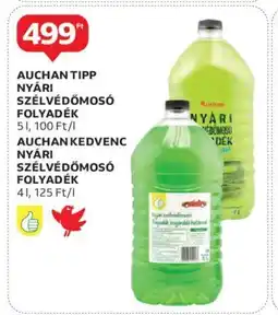 Auchan AUCHAN TIPP NYÁRI SZÉLVÉDŐMOSÓ FOLYADÉK 5l ajánlat