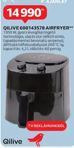Auchan QILIVE 600143578 AIRFRYER ajánlat