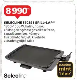 Auchan SELECLINE 870291 GRILL-LAP ajánlat