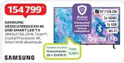 Auchan SAMSUNG UE55CU7092UXXH 4K UHD SMART LED TV ajánlat