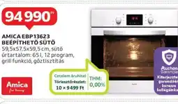 Auchan AMICA EBP13623 BEÉPÍTHETŐ SÜTŐ ajánlat