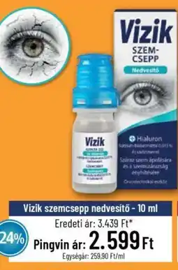 Vizik szemcsepp nedvesítő - 10 ml
