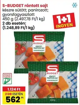 Interspar S-BUDGET rántott sajt 450g ajánlat