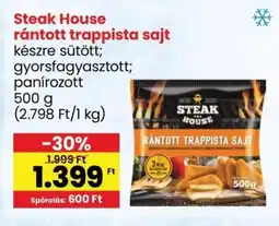 Interspar Steak House rántott trappista sajt 500g ajánlat