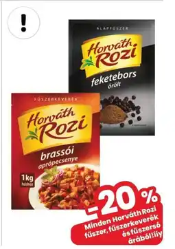 Minden Horváth Rozi fűszer, fűszerkeverék ésfűszersó