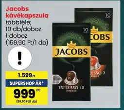 Interspar Jacobs kávékapszula 10db/doboz ajánlat