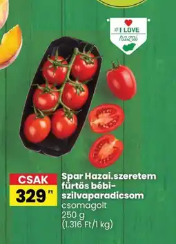 Spar Hazai.szeretem fürtös bébi- szilvaparadicsom