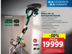 Lidl PARKSIDE Akkus fal- és mennyezetcsiszoló /db ajánlat