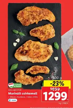 Lidl GRILLMEISTER Marinált csirkemell 500g ajánlat