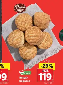 Lidl Betyár pogácsa 77g ajánlat