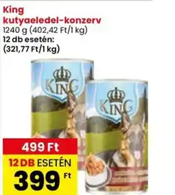 Spar Market King kutyaeledel-konzerv 1240 g ajánlat