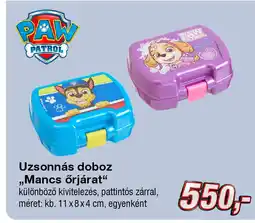 Uzsonnás doboz ,,Mancs őrjárat❝