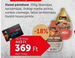 PRIVÁT Hamé pástétom 105g ajánlat