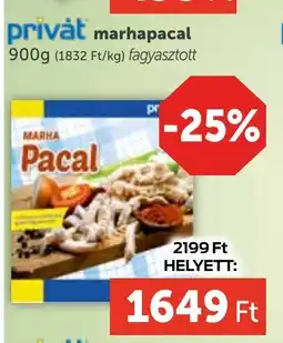 PRIVÁT Marhapacal 900g ajánlat